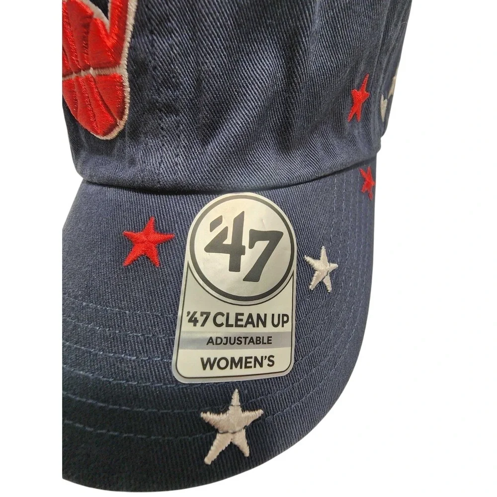 '47‎ Brand Clean Up Utah Jazz Confetti Stars Womens Adjustable Hat Cap Navy NEW